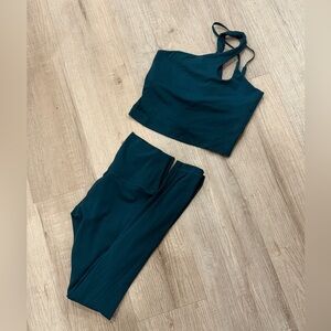 Lululemon set emerald green